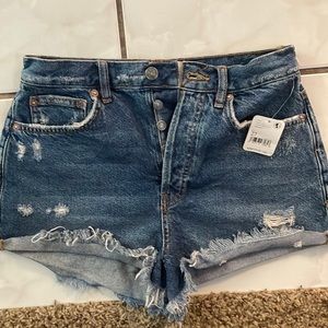 Free People Jean Shorts Size 27